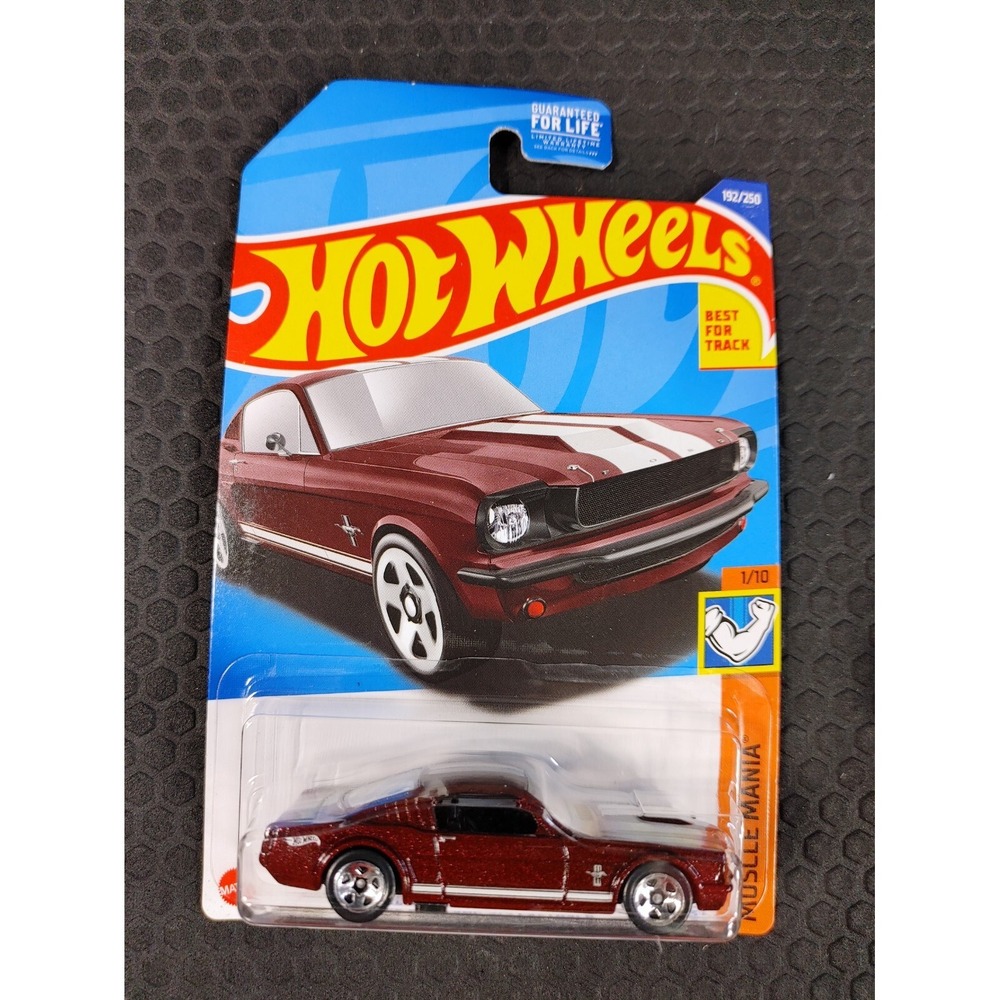 Mattel Hot Wheels '65 Mustang 2+2 '69 Shelby GT-500 Muscle Mania Car Racing Toys - Picture 3 of 6